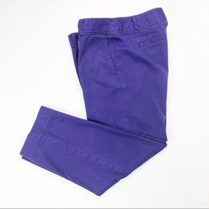 Banana Republic purple capris (Ryan Fit) size 6